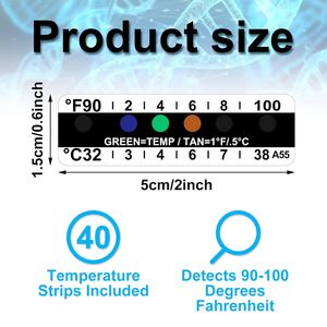 Kit <span class=keywords><strong>complet</strong></span> de test de température, bande adhésive de test de température, sangle de jambe cachée, pochette Oxford, bande adhésive de test de température d'urine - Product Image 3