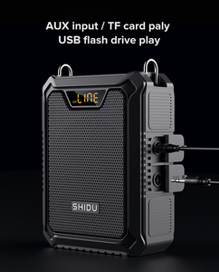 Amplificador de Voz Inalámbrico Recargable Portátil SHIDU de 25 W con Clasificación IPX5 a Prueba de Agua, Ideal para Profesores - Product Image 4
