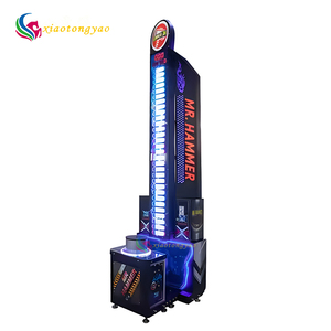 Machine de jeu d'arcade de boxe à monnayeur - Version anglaise adaptée aux enfants - Certifiée CE pour les centres de jeux - Nouveau King Hammer Gym Boxing - Product Image 2