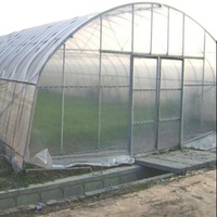 Structure galvanisée, grand poulailler mobile agricole, hangar pour volailles, serre portable avec matériau PE