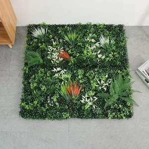 แผงต้นไม้ประดิษฐ์สำหรับตกแต่งผนังภายนอกอาคาร  ใบไม้ปลอมแบบแขวน - Product Image 4