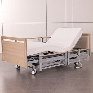 Cama de <span class=keywords><strong>Hospital</strong></span> Eléctrica Tecforcare con 3 Funciones para Cuidado en el Hogar, Cama Médica de Lujo de Madera para el Cuidado de Ancianos - Product Image 3