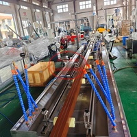Machine à fabriquer des colonnes en plastique recyclé HDPE WPC pour l'extérieur, machine à extruder pour la fabrication de lames de terrasse en bois-plastique WPC, clôture en bois-plastique WPC, TONGSANHEGU