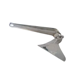 STAINLESS STEEL 316 PLOUGH ANCHOR (CQR) 5kg/11LB (plow anchor)