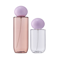 Flacon pulvérisateur de parfum de luxe de 100 à 150 ml, huile pour le corps, parfum pour les cheveux, vaporisateur fin, flacon cosmétique en plastique PET avec bouchons à dôme