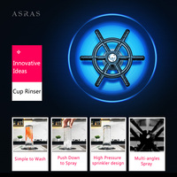 Asras SUS304 Modèle 4738NX Noir Nano Petit Évier de Cuisine Simple Fait Main Caché avec Lave-Gobelet