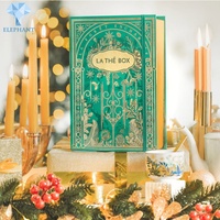 Cuaderno de Lujo Personalizado con Forma de Libro y Purpurina, Caja de Regalo de Recuerdo