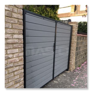 再生可能資源を使用した防水WPCフェンス（庭やバルコニー用）-環境に優しい木質プラスチック装飾フェンス - Product Image 3