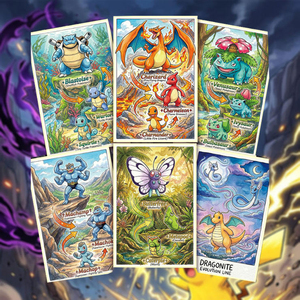 Venta al por mayor de la serie de juegos de mesa de cartón Shikishi de <span class=keywords><strong>Anime</strong></span> Pokémon: Espíritu de Lucha Evolucionado, para la 30ª Celebración de la Comunidad - Product Image 1