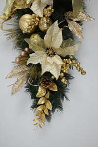 Guirnalda Navideña Artificial en Forma de Lágrima a Bajo Precio, Agujas de Pino de PVC, Decoración Navideña para el Hogar - Product Image 4