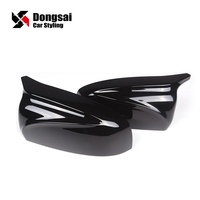 Copri Specchietti Laterali Stile M per BMW X5 E70 X6 E71 2007-2014, Set di Calotte Specchietti Retrovisori in Plastica ABS Lucida Nera
