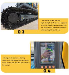 Miniexcavadora de tamaño pequeño de 1 tonelada hecha en China para operación de invernadero y área estrecha - Product Image 5