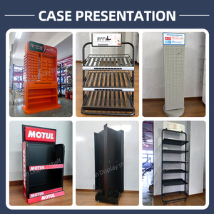 Cá Nhân Nhiệm Vụ Ánh Sáng Có Thể Gập Lại Sắt Một Mặt Siêu Thị Giá Hiển Thị Đứng Cho Cửa Hàng Sử Dụng Kim Loại Sản Phẩm Showcase - Product Image 6