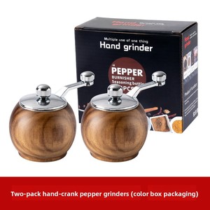 <span class=keywords><strong>Moulin</strong></span> à épices personnalisé avec logo, <span class=keywords><strong>moulin</strong></span> à <span class=keywords><strong>poivre</strong></span> et à sel avec <span class=keywords><strong>manivelle</strong></span>, réglage de la grosseur, mini outil de cuisine multifonctionnel - Product Image 6