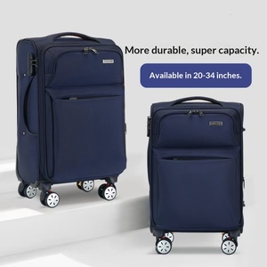 Unisex Durable Large Capacity 28-inch Oxford Cloth Hard Shell Spinner <strong>Luggage</strong> Universal <strong>Wheels</strong> <strong>Soft</strong> Handle Password Suitcase - Product Image 2