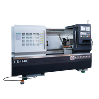 Tour CNC horizontal à lit plat automatique CK6140, mono-broche, moyenne capacité, contrôleur FANUC, longueur max. 1000 mm, 200/850 mm