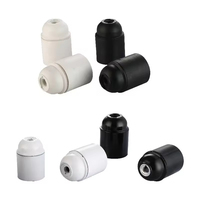 Support de lampe autobloquant en plastique blanc de haute qualité E27 250V 600W 4A