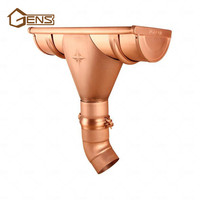 Système de gouttières en cuivre pour toiture, type K, type H, sur mesure, OEM, ODM