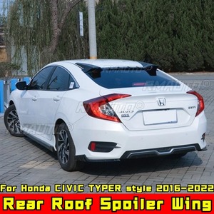 สปอยเลอร์หลังคา CIVIC สีน้ำเงินเข้ม สไตล์ TYPER ปีกหลัง สปอยเลอร์หลัง ชุดแต่งสำหรับ Honda CIVIC รุ่นที่ 10 ปี 2016-2022 อุปกรณ์ตกแต่งรถยนต์ - Product Image 3