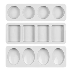 Khuôn Xà Phòng Silicon Tự Làm Khuôn 3D Tạo Hình Xà Phòng Thủ Công Khuôn Xà Phòng Hình Tròn Hình Bầu Dục Hình Vuông Quà Tặng Vui Nhộn Khuôn Làm Nhà Bếp - Product Image 1