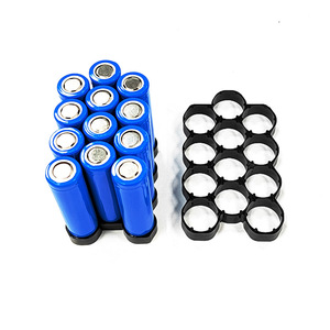 CTD 18650 브래킷 스페이서 리튬 <span class=keywords><strong>18560</strong></span> 트레이 주최자 3x18650 팩 라운드 단일 리튬 벌집 원통형 배터리 셀 홀더 - Product Image 3