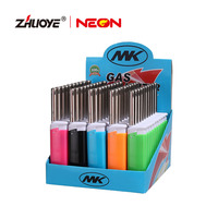 Briquet à gaz électrique design moderne tendance pour la cuisine et le barbecue, pistolet à bougies en plastique coupe-vent et rechargeable pour la cigarette de fête