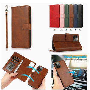 Funda Protectora Magnética de Cuero PU con Cartera Desmontable 2 en 1 para <span class=keywords><strong>iPhone</strong></span> 17 <span class=keywords><strong>Pro</strong></span> <span class=keywords><strong>Max</strong></span>, Funda de Cuero para <span class=keywords><strong>iPhone</strong></span> 16 <span class=keywords><strong>Pro</strong></span> - Product Image 1