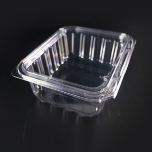 Nueva llegada gran caja de plástico PET biodegradable caja de embalaje desechable blíster concha de <span class=keywords><strong>almeja</strong></span> para frutas vegetales contenedor de alimentos - Product Image 1