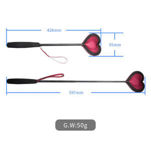 Tamaño ajustable en forma de corazón SM <span class=keywords><strong>Spanking</strong></span> Paddles Whip Bondage Fetish BDSM Flog <span class=keywords><strong>Beat</strong></span> Restricciones Juguetes sexuales - Product Image 4