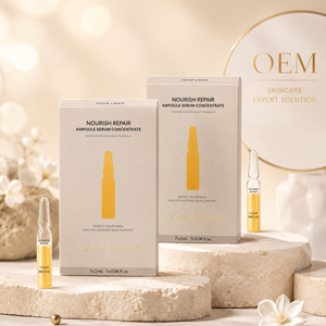OEM ODM Facial Ampoule <b>Serum</b> Wholesale Custom Logo Packaging Lightweight Hydrating Skincare Supplier - Product Image 2