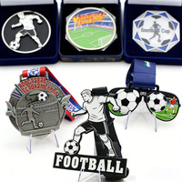 Médaille personnalisée en alliage de zinc 2D 3D pour événements sportifs, concours de cyclisme, cricket, football