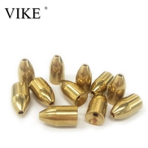Brass Bullet Sinker Weight Fast Sinking for Rig Bass Fishing Accessory <strong>Lead</strong> Sinkers - Product Image 2