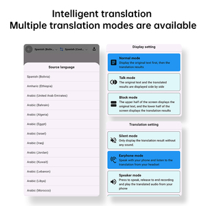 หูฟังไร้สาย JM19 AI Translation TWS พร้อมแอป Transkit แปลภาษาแบบเรียลไทม์ BT 5.4 หน้าจอ LED รองรับ OEM/ODM ขายส่ง แปลภาษาแบบสมาร์ทเรียลไทม์ - Product Image 6