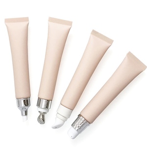 Cosmetici vuoti 10ml 15ml 20ml di olio per le labbra con rossetto crema per gli occhi tubo di plastica rosa oro tubo lucidalabbra