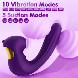 LIL MERMAID Saugvibrator für Frauen, Klitoris-Saugstimulator mit kraftvoller Vibration, USB wiederaufladbar, wasserdicht, Sexspielzeug - Product Image 2