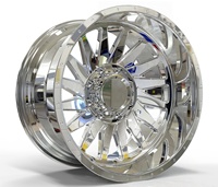Rines Personalizados para Camioneta Todoterreno, Pulidos, de 24X12, 26X12, 30X14, 5X127, 8X6.5, de Aleación Forjada, para GMC Sierra 1500, Yukon, RAM