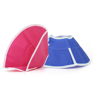 Collier anti-morsure réglable en tissu non tissé avec fermeture auto-agrippante pour chats et chiens de grandes, moyennes et gigantesques races - Product Image 2