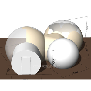 Suite de Lujo Inflable de 3 Habitaciones con Techo Transparente, Tipo Logde, con Baño y Ventilador Silencioso para Glamping en Resorts, Hotel de Tiendas de Burbujas - Product Image 6