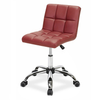 Petit tabouret de salon de beauté personnalisé en usine Rotation à 360 degrés Chaise de coiffeur Offre Spéciale équipement de salon de coiffure pour l'école
