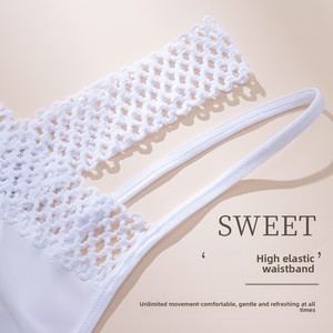 Châu Âu Mỹ của phụ nữ XXL t-Quần sexy Fishnet quần lót dây đeo chéo thong công ty thấp eo nóng khiêu dâm rỗng ràng buộc đồ lót - Product Image 4