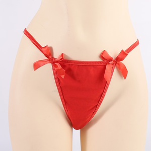String sexy à chaîne et nœud, taille basse, confortable, avec fines bretelles et une seule corde - un nouveau style de string sexy. - Product Image 2