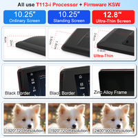 Système Linux STWEI Slim 12,8 pouces, résolution 2400x900, compatible BMW Z4 E85/E86/E89, CarPlay/Android Auto sans fil, écran partagé, garantie 1 an