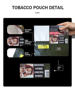 GV 30g 50g 100g Standard Australie Conception personnalisée Impression personnalisée Rouleaux de cigarettes à fumer Feuilles de tabac vides Pochette à tabac - Product Image 5