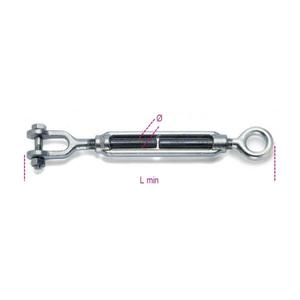 BETA - 080100014 ROBUR-Tensores de ojo y mordaza, galvanizados (paquete múltiple)-ELEMENTOS EAN 8014230183664 PARA CONECTORES DE FIJACIÓN - Product Image 2