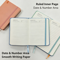 Agenda A5 personnalisé avec logo, couverture en PU spirale, 100 feuilles, bande élastique, cadeau pour réunion d'affaires, personnalisation d'entreprise