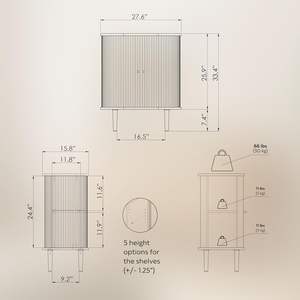 Combohome Armoire <span class=keywords><strong>bar</strong></span> en bois avec rangement et étagères-Armoire buffet café-<span class=keywords><strong>bar</strong></span> avec rangement, petit buffet de salle à manger d'alcool - Product Image 6