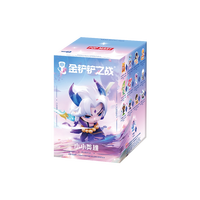 Оригинальный набор POP MART TFT Little Heroes Series, 12 шт., мини-фигурки в слепых коробках, настольное украшение, коллекционный подарок