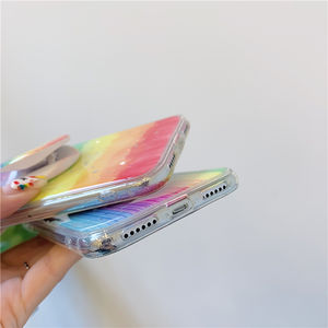 <span class=keywords><strong>Coque</strong></span> de luxe souple à paillettes pour iphone, compatible modèles 6s, 7, 8 plus, 11 Pro Max, X, XR, XS, <span class=keywords><strong>huawei</strong></span> P20, <span class=keywords><strong>P30</strong></span> Pro <span class=keywords><strong>Lite</strong></span>, scintillante, arc-en-ciel - Product Image 6