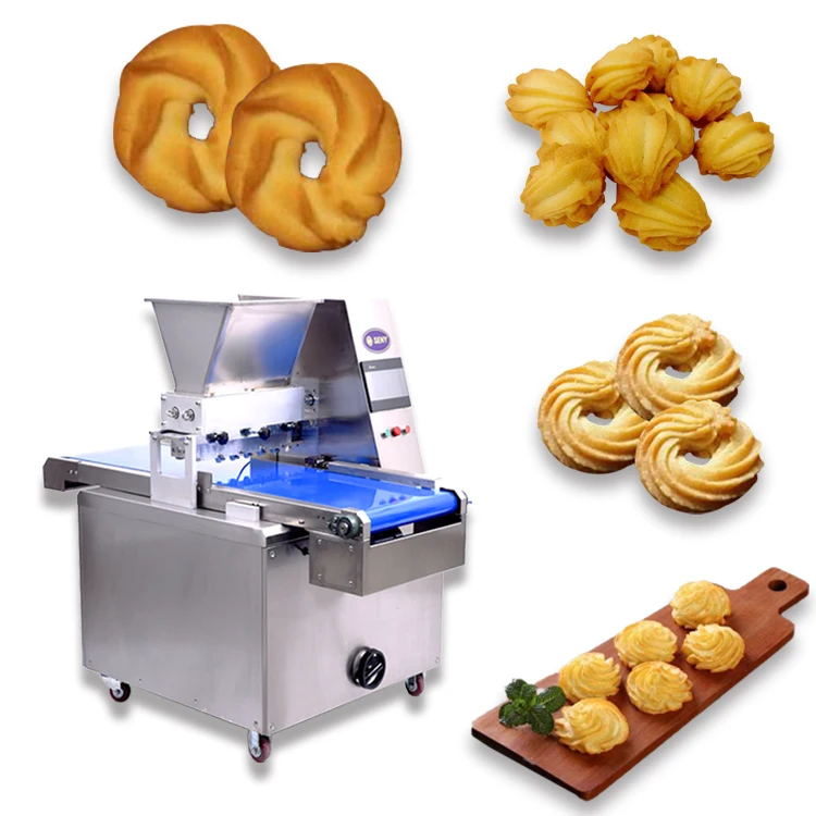 SY-209 Многофункциональный печенья Набивочная машина PLC сенсорный Srceen бисквитная производственная линия вкладчика