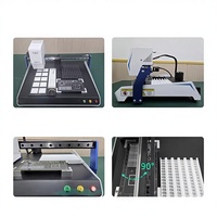 Machine de placement de composants LED SMD haute précision Mini S1 avec double caméra de vision pour ligne d'assemblage de circuits imprimés, échantillonnage et montage de puces SMT